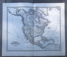 Landkarte Nord - Amerika, USA