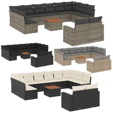 Garten sofagarnitur polyrattan - sofagarnitur,