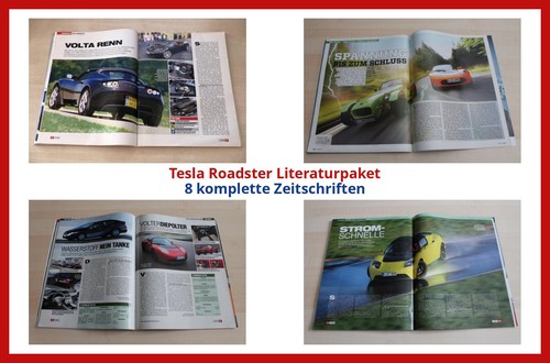 Tesla roadster literaturpaket - tesla,