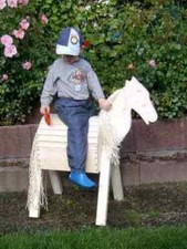 Mini Holzpferd Voltigierpferd