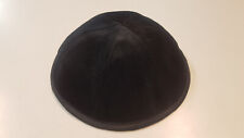 1x Kippa, Jarmulke, Kippah, Kipa Schwarz Samt, 6 Teile 16-17cm