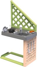 Smoby Life - Sommerküche Zubehör - Outdoor-Spielküche für Kinder mit Grill