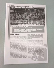 Fanzine ultras flyer worte - ultras,