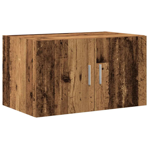 Wandschrank aus altholz - wandschrank,