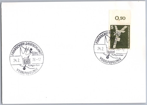 Karte sst sonderstempel - karte,