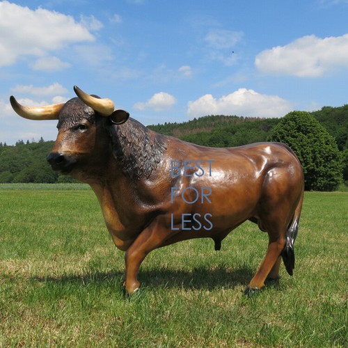 Stier figur braun skulptur - stier,