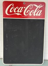 Alte Coca Cola Kreidetafel Werbeschild  Original 70er J. Vintage 