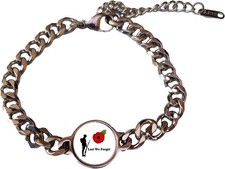 Erbskette Armband Mohn Soldat Militär Remember silberfarben + Geschenkbox