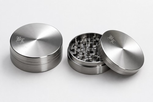 Black leaf edelstahl grinder - black,