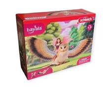 Elfe auf Glitzer Eule |