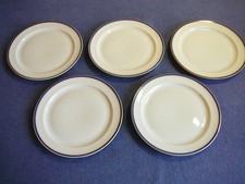 5 alte Kuchenteller 19,7cm