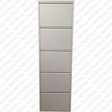 KARE Caruso Metall mit 5 Klappen Creme 173x50x15cm Metall - Schuhschrank