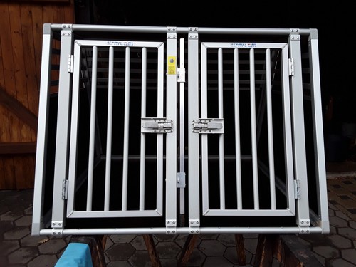 Alu schmidt doppelhundebox - schmidt,