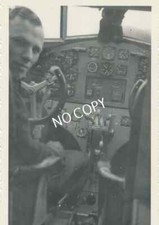 WK II  Flugzeug Cockpit Pilot