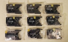 9 x Druckertinte BLACK/ SCHWARZ XL für Brother MFC-J430W