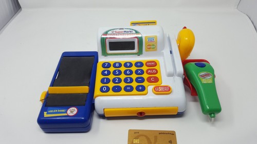 Supermarktkasse mit scanner - mit,