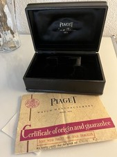 Piaget Luxe et Precision 1874 Uhren Box Schachtel Etui + Zertifikat Ref. 9741