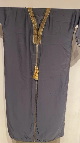Elegante kaftan abaya grau - abaya,