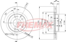 Bremsscheiben für Mitsubishi