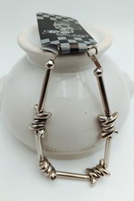 Rock Daddy Armband Stacheldraht Design – silberfarben – ca. 24 cm – OVP –...