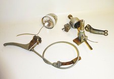Konvolut DDR Fahrradteile Scheinwerfer Dynamo Ruhla Fer Bremse Lampenhalter (O9