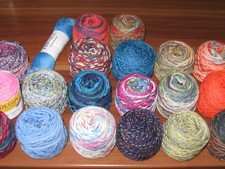 Wollpaket bunte Marken