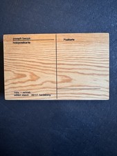 Joseph Beuys  „Holzpostkarte“ (Edition Staeck, Heidelberg) – Holzblock Siebdruck