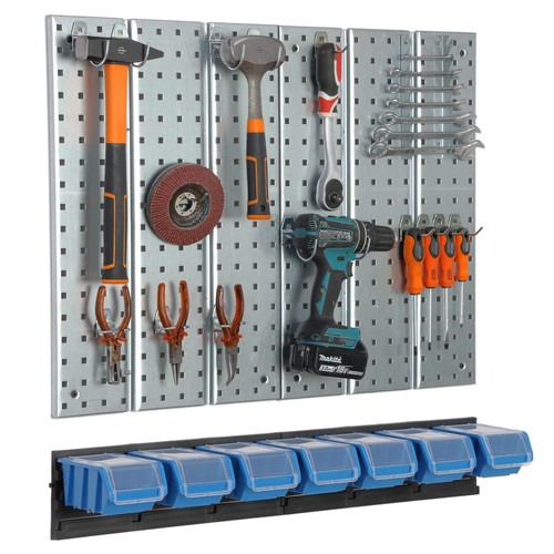 Werkzeugwand 78x72cm metall - werkzeugwand,