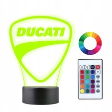3D LED Nachtlampe Ducati Logo