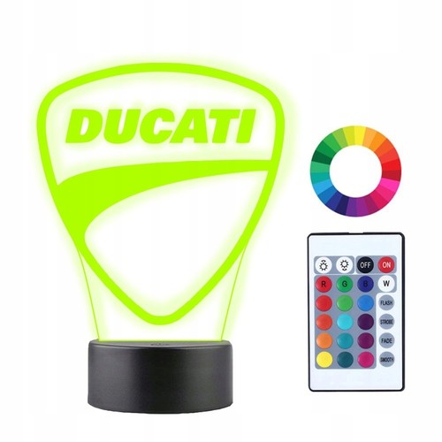 Led nachtlampe ducati logo - 3d,