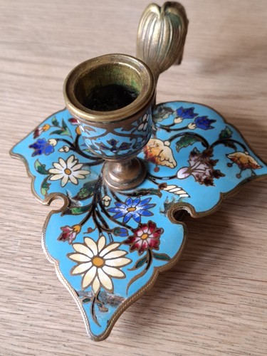 Cloisonne emaille leuchter - emaille, dg