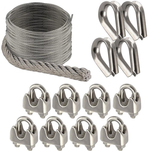 Set drahtseil zubehör - set, +