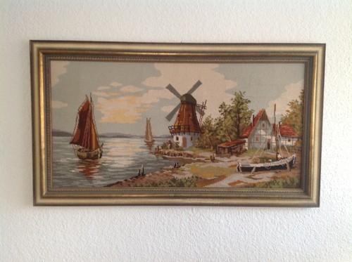 Großes gesticktes bild - großes,