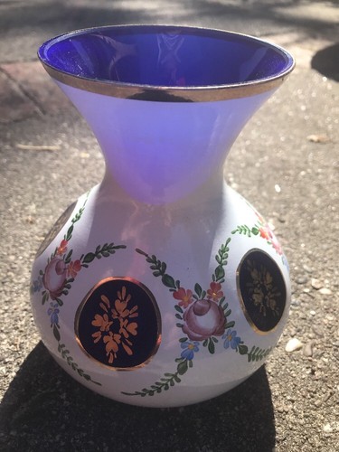 Seltene vase überfangglas - seltene, vase, Überfangglas