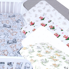 BABYLUX SPANNBETTLAKEN  60x120 70x140 Spannbetttuch Baumwolle Sterne Kinder Baby