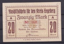 Segeberg  -  Kreis  -  20 Mark