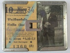 seltene Monatsfahrkarte
