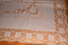 Antike Tischdecke Tafeltuch