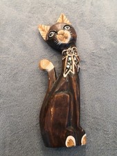 Dekoration Katze Braun ca 29cm hoch