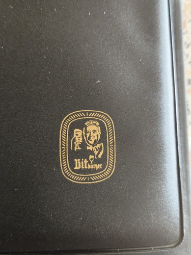 Vintage bitburger schreibmappe - bitburger,