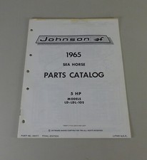 Teilekatalog OMC Johnson Outboards / Außenborder 5 PS Models Stand 1965