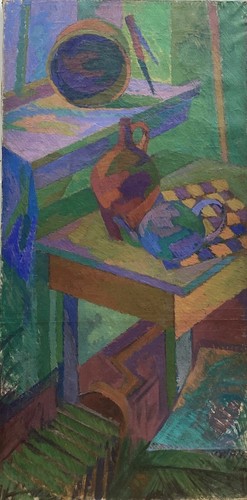 ölgemälde stillleben fauvist - stillleben,