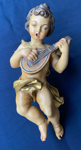 Engel mit mandoline - engel, (?)