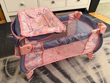 BABY born Puppenreisebett inkl. Wickelauflage – gebraucht & vollständig