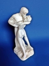 Alabaster Liebespaar Erotik Nude  Replik von Der Kuss Figur Skulptur sexy