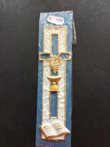 Verzierwachs kreuz weiß - verzierwachs,