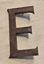 Vintage alter kupfer buchstabe - kupfer,