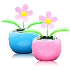 Wackelfigur Blume Solar Tanzende Blume Solarblume Wackelfigur Wackelblume Sol...