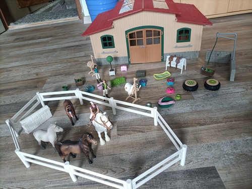 Schleich pferde stall viel - schleich,