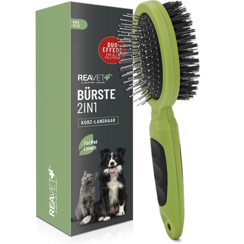 Reavet 2in1 hundebürste - 2in1,